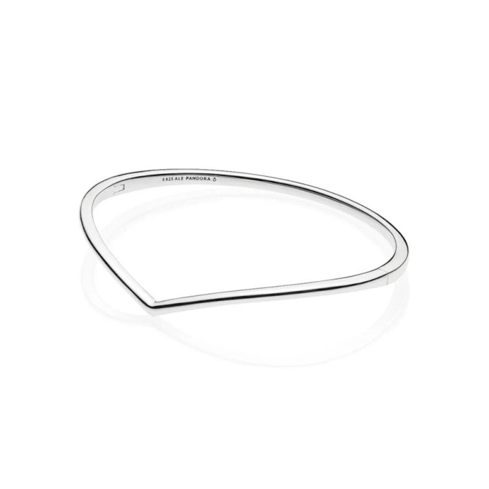 COPY - Retired Pandora Wishbone Bangle in sterling silver